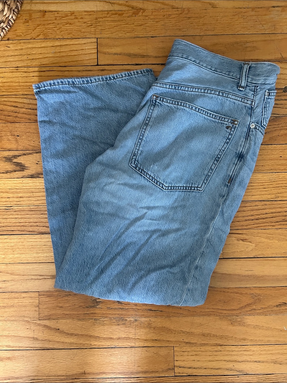 Madewell Light Blue Wide-Leg Jeans